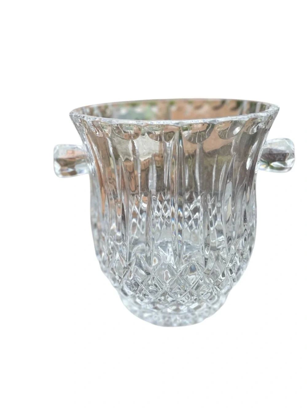 Gorham King Edward Crystal Ice Bucket Vintage Lead Crystal